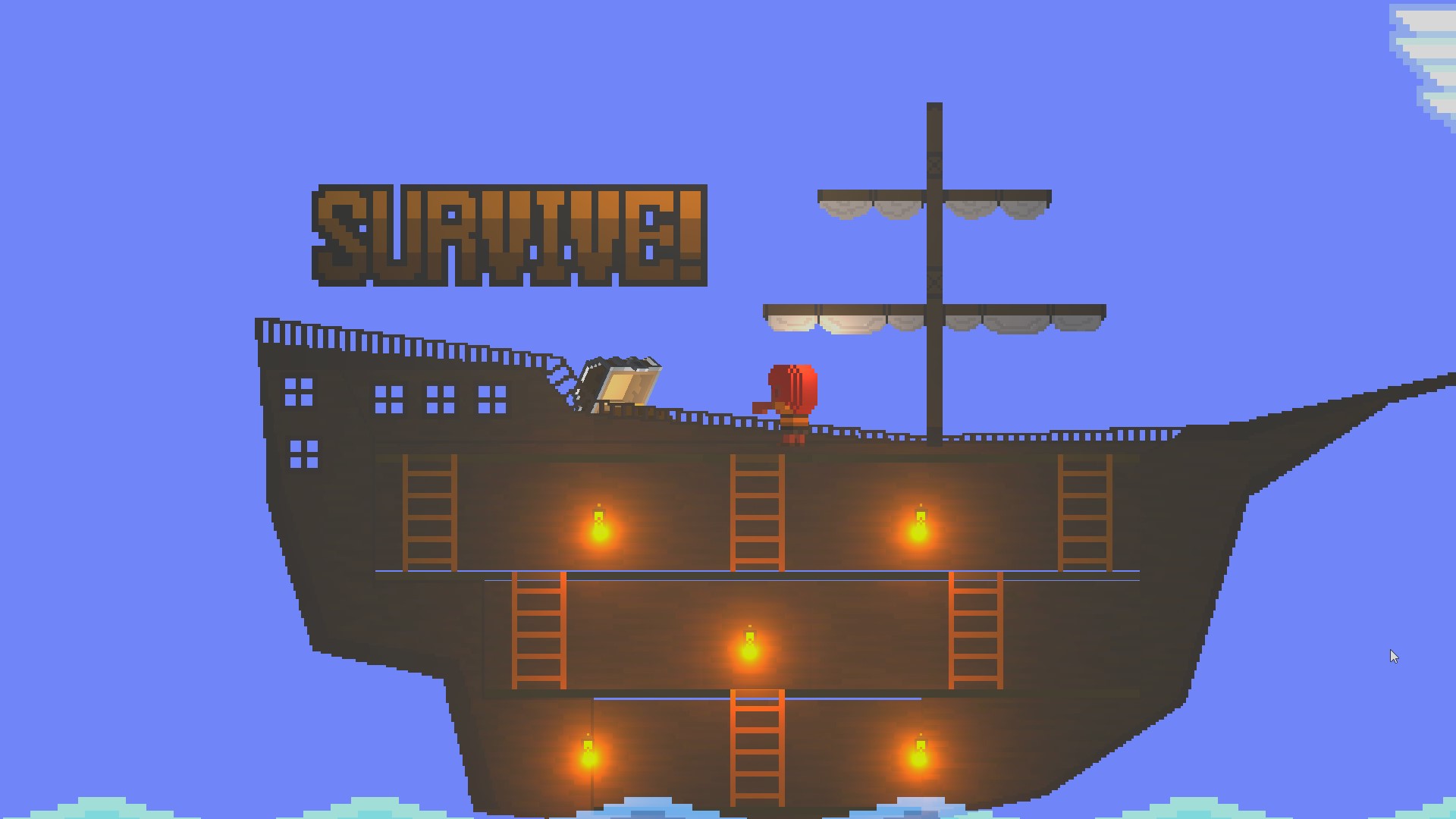 ゲームクリア画面